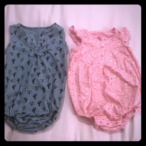 EGG by Susan Lazar sleeveless romper set 9 months